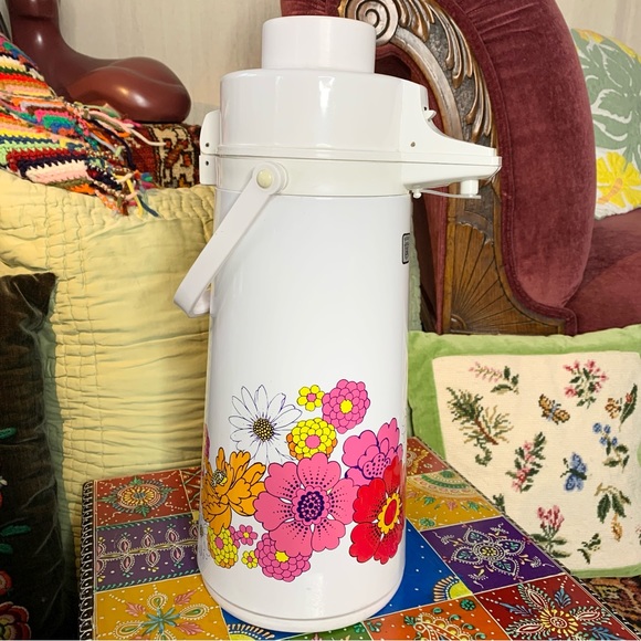 70s Mod Floral Air Pot - Picture 3 of 15